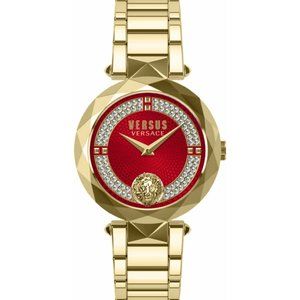 Versace Versus Gold Red Dial Watch